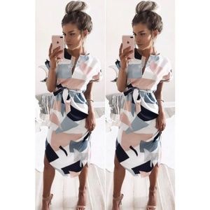 Geometric dress